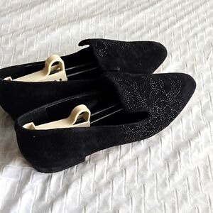 Karl Lagerfeld Elegant Black Women's Loafers Classic Minimalist